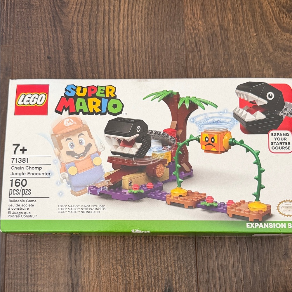 LEGO Super Mario Jungle Adventure Set with Black and Green Pieces
